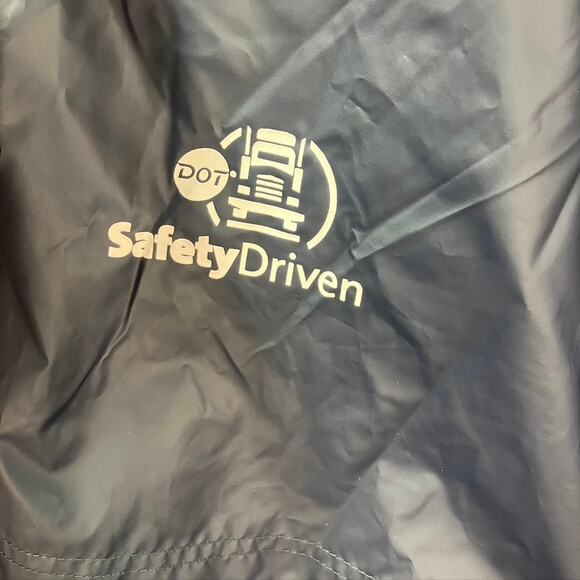 Charles River Men New Englander Rain Jacket Navy Blue 3XL Dot Safety Driven Logo - Picture 8 of 16